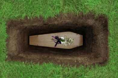 Coffin-in-grave
